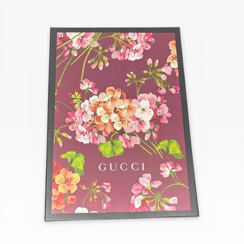 Gucci Women’s Floral High-Top Sneakers in Pink and Green Size 37 - Picture 9 of 10